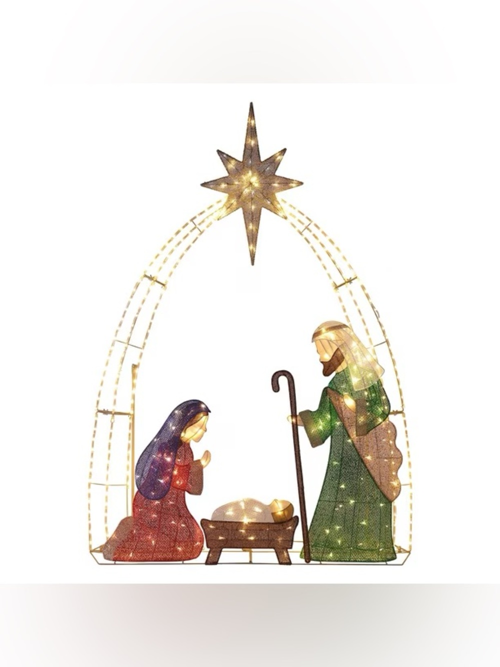 7' Pre-Lit Nativity - Picture 3 of 3